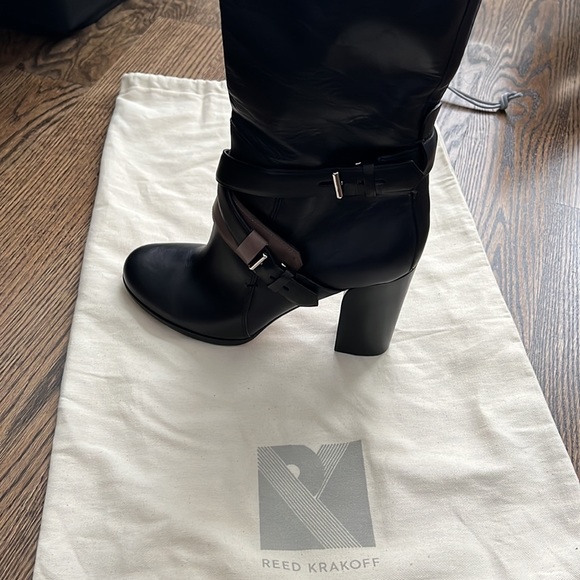 Reed krakoff black leather hight boot size 39 - Picture 4 of 6
